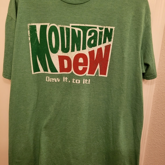 Mountain dew Other - Vintage style plus size 2XL Mountain Dew tshirt green